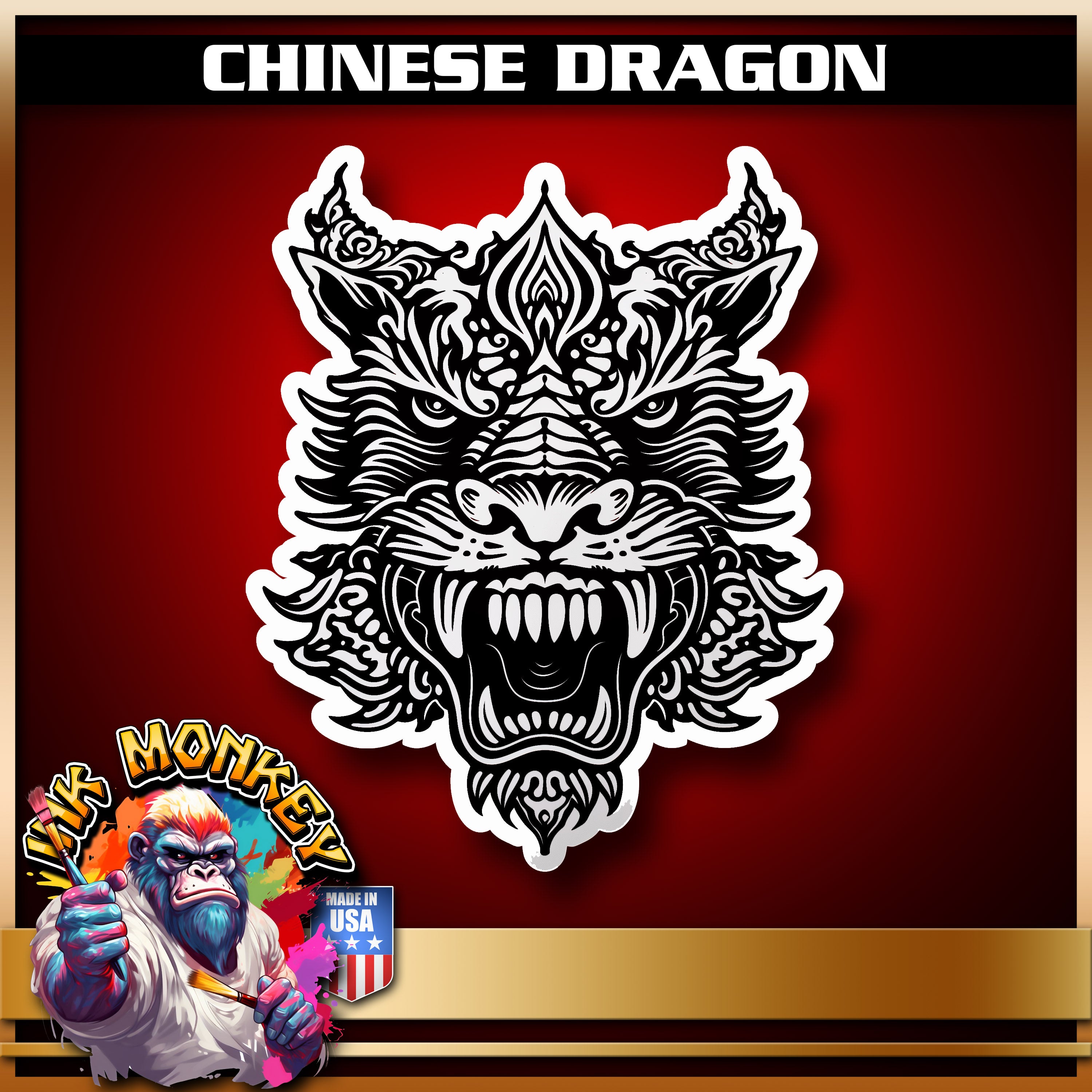 Chinese Dragon - Decal